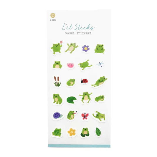 FROGS L'IL WASHI STICKERS