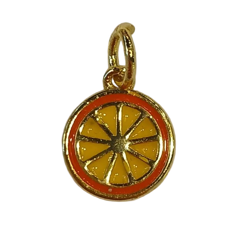 ORANGE SLICE CHARM