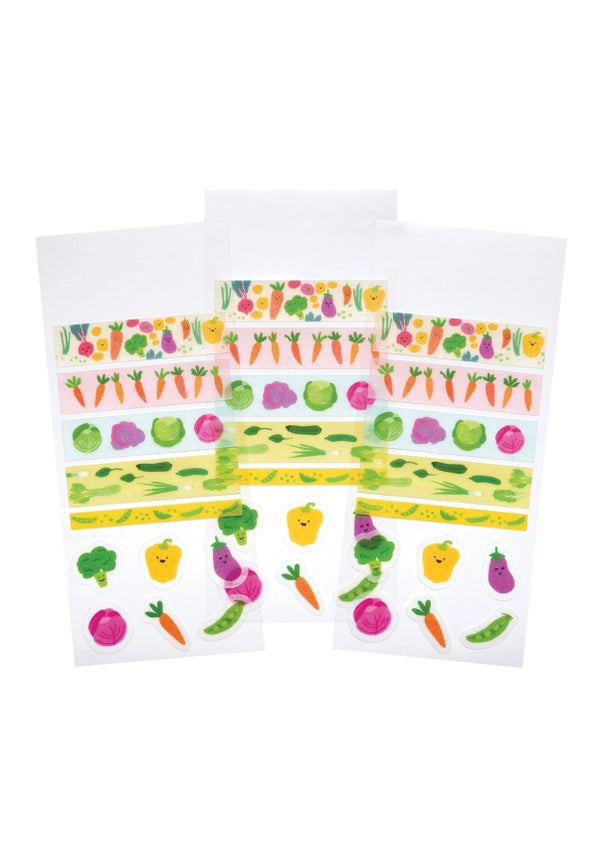 VEGETABLE PATCH WASHI STICKERS