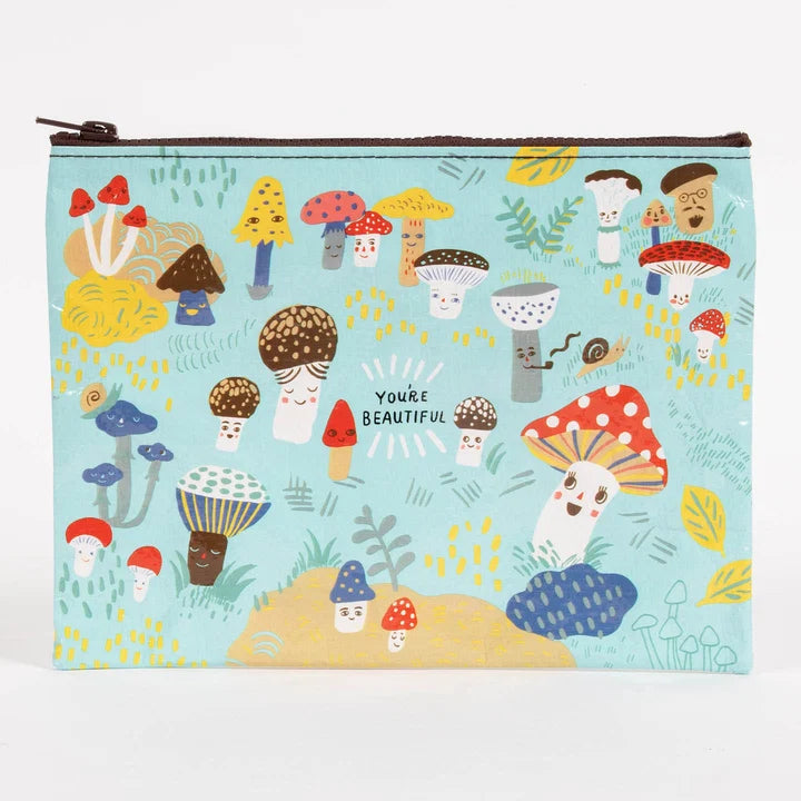 BLUE Q ZIPPER POUCH