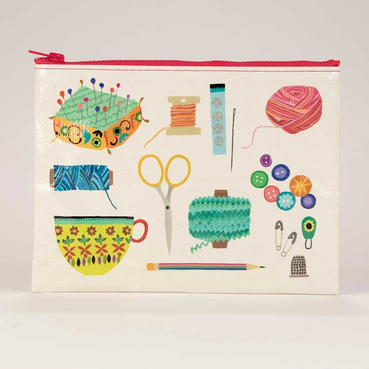 BLUE Q ZIPPER POUCH