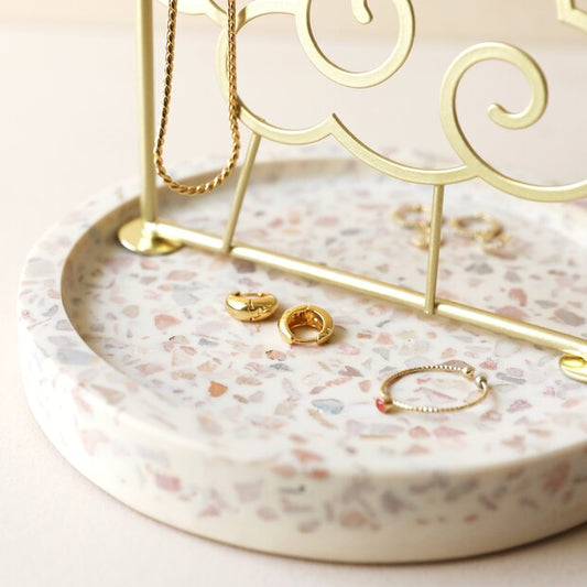 SUNSHINE TERRAZO JEWELRY STAND