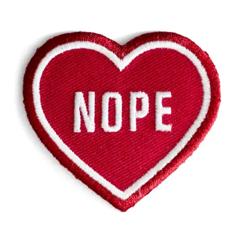 'NOPE' HEART PATCH