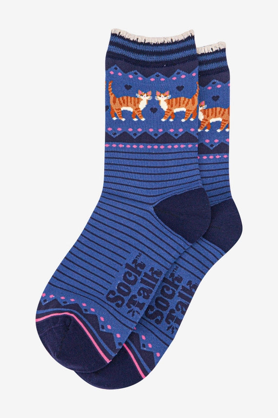 SOCK TALK CREW SOCKS