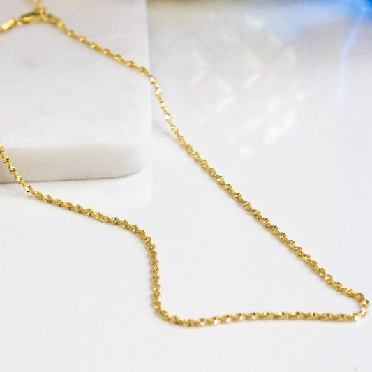 GOLD TWISTED MAGIC CHOKER