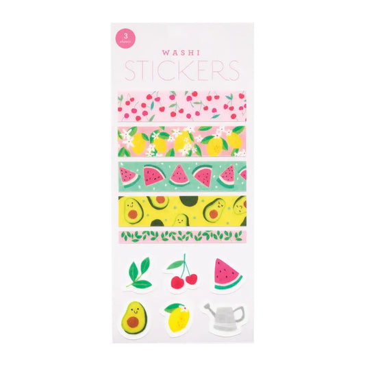 SUMMER FRUITS WASHI STICKERS