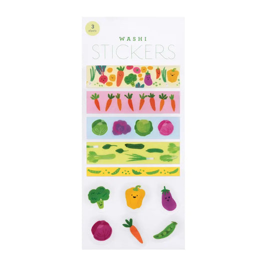 VEGETABLE PATCH WASHI STICKERS