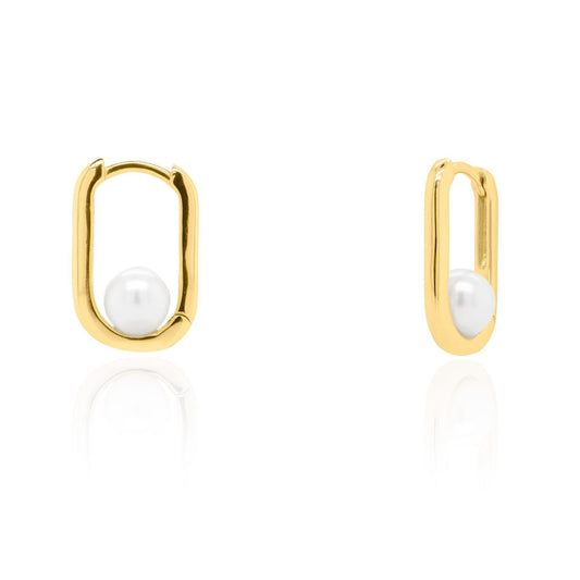 GOLD PEARL ON LOOP HUGGIES