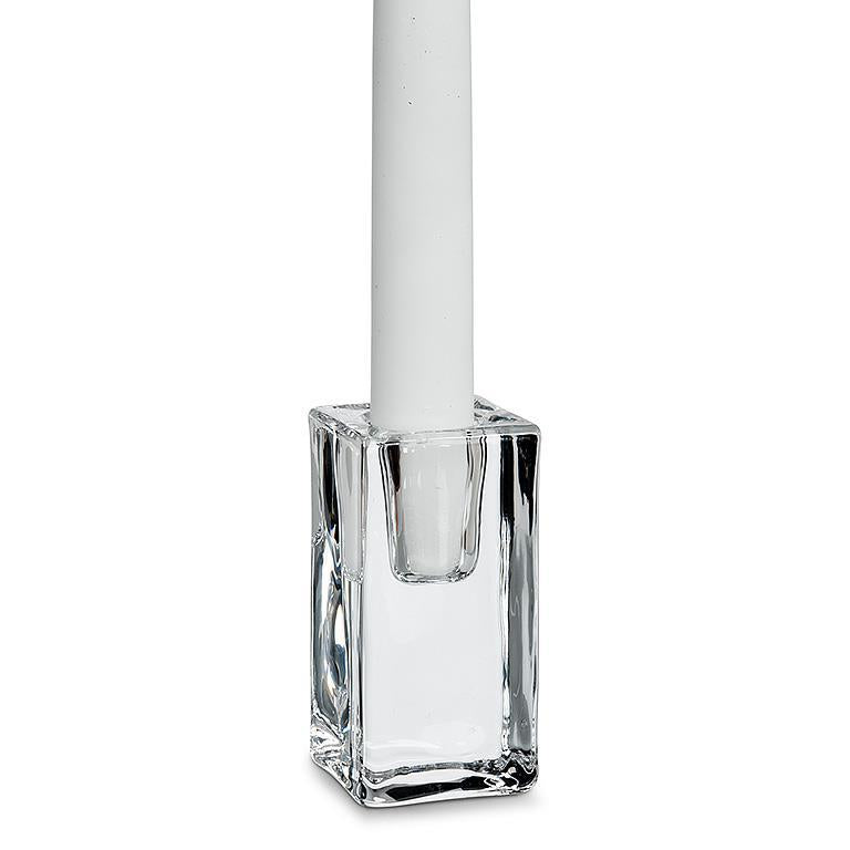 TALL GLASS CANDLE HOLDER