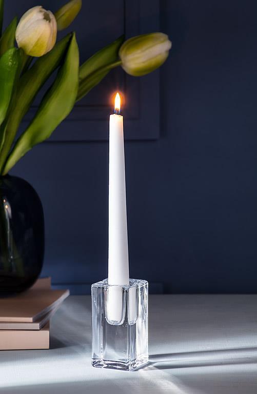 TALL GLASS CANDLE HOLDER