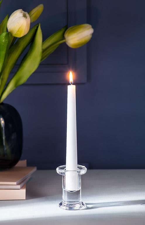 SIMPLE GLASS CANDLE HOLDER