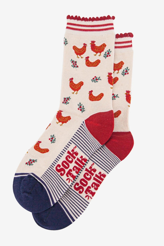 SOCK TALK CREW SOCKS