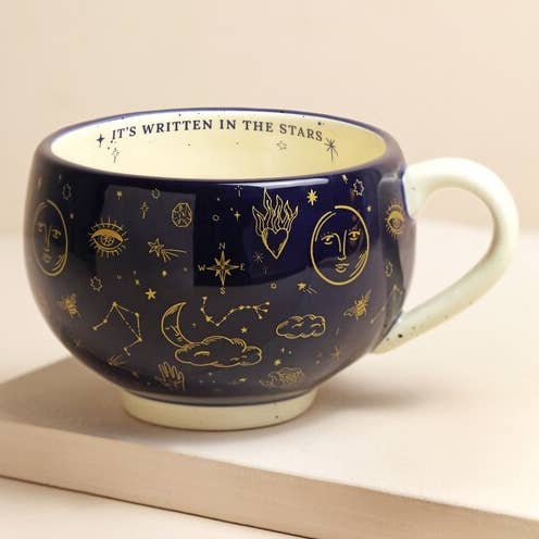 NAVY STARRY NIGHT MUG