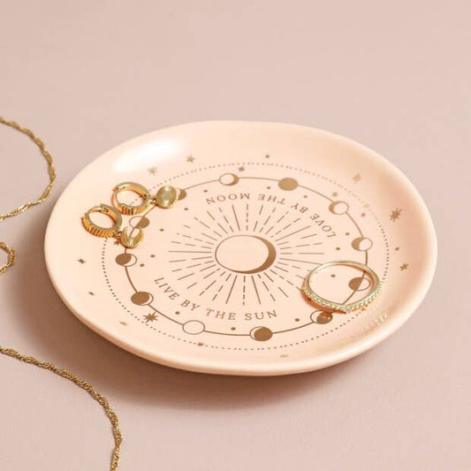PINK CELESTIAL ROUND DISH