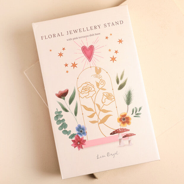 FLORAL TERRAZO JEWELRY STAND