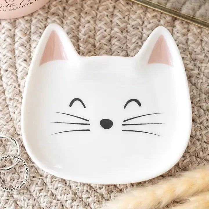 CAT FACE TRINKET DISH