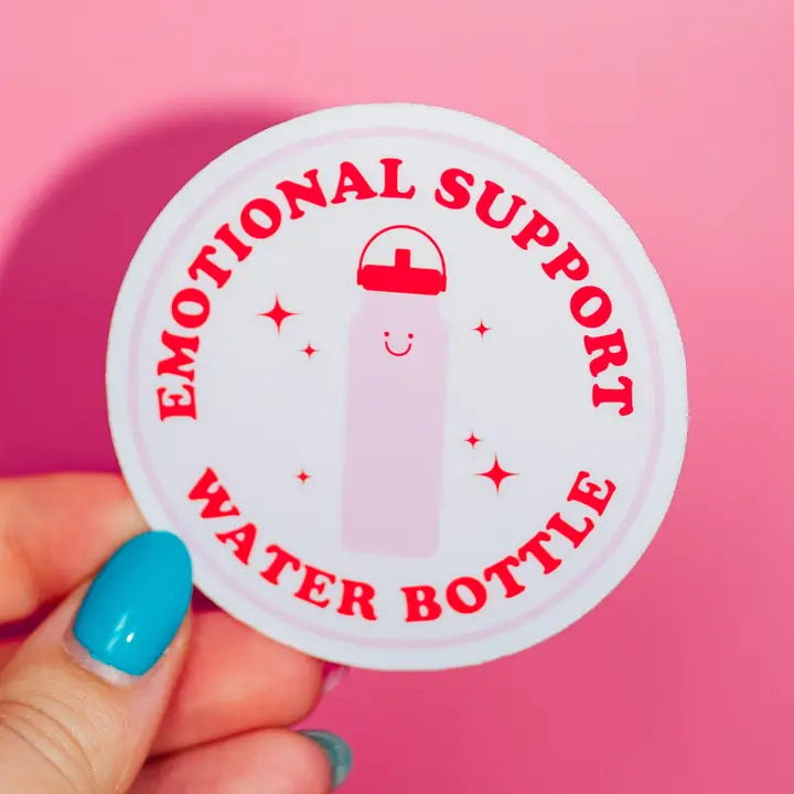 EMOTIONAL SUPPORT BOTTLE STICKER
