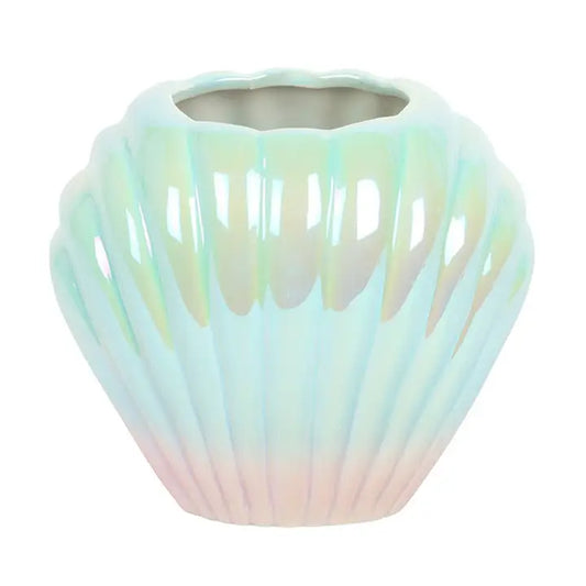 IRIDESCENT SHELL VASE