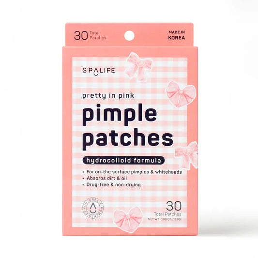PINK BOW ACNE PATCHES