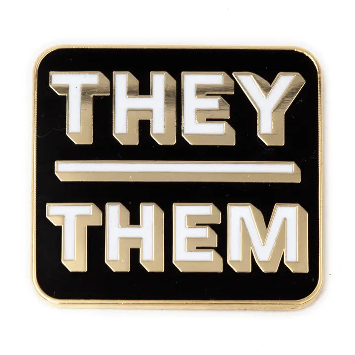 BOLD THEY/THEM PIN