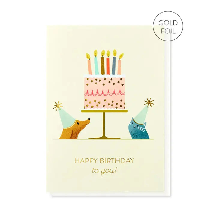 PARTY PETS BIRTHDAY CARD