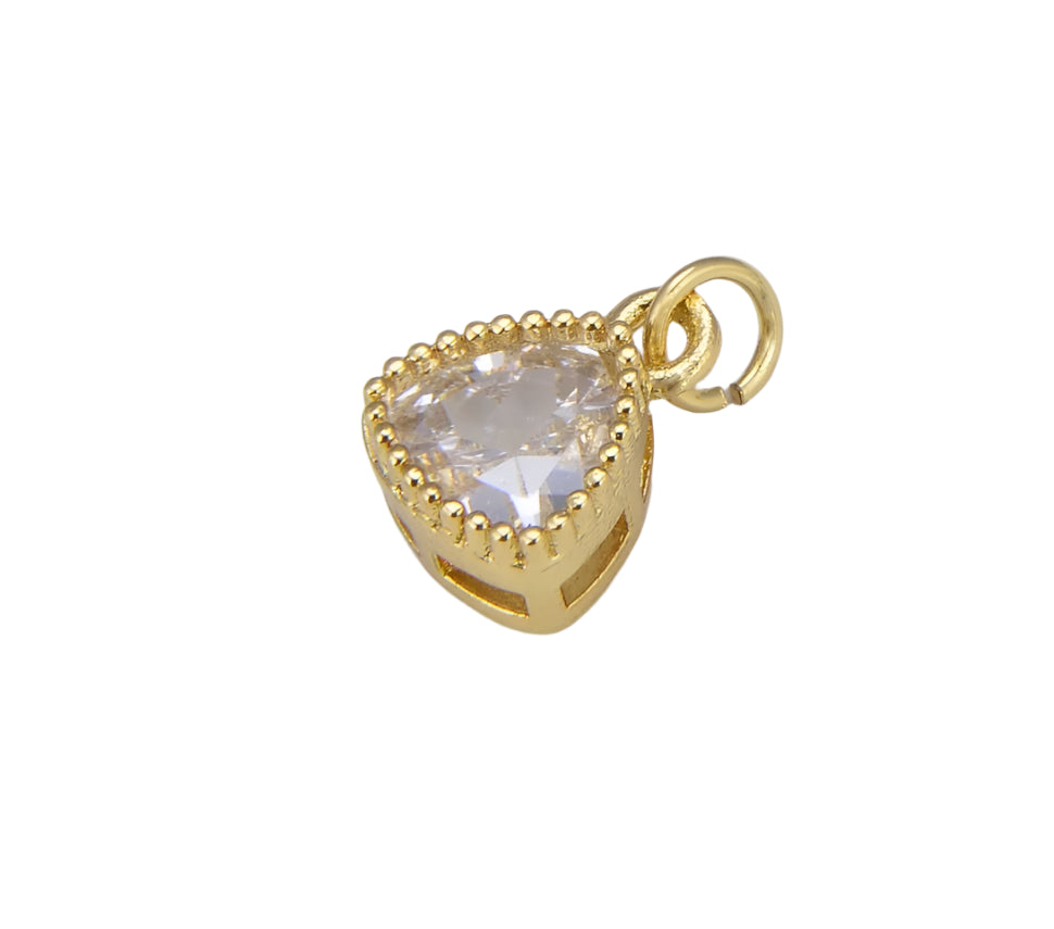 TRIANGLE CRYSTAL CHARM