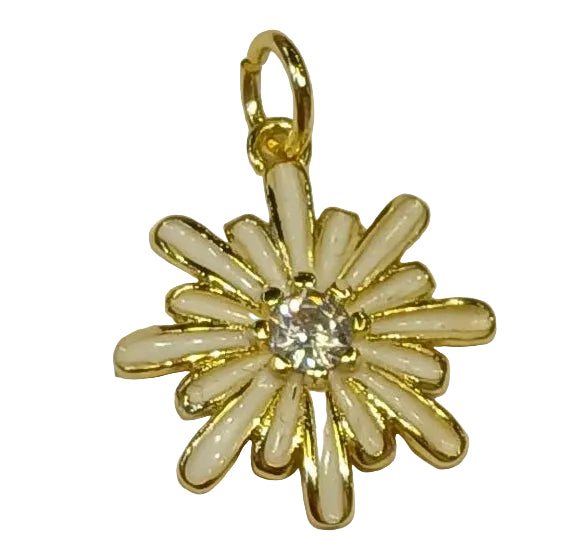 DAISY ENAMEL CHARM
