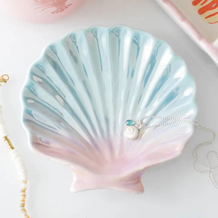 IRIDESCENT SHELL TRINKET DISH