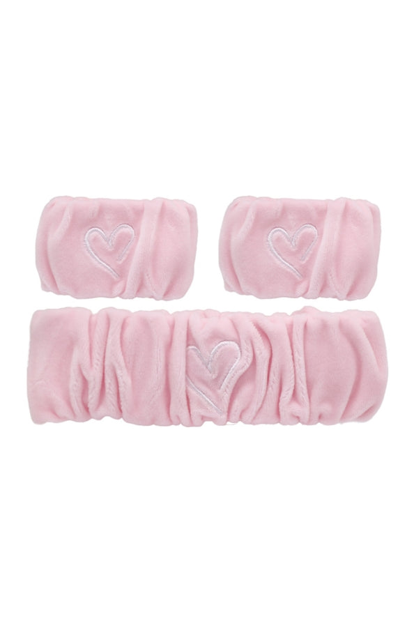HEART HEAD & WRISTBAND SET