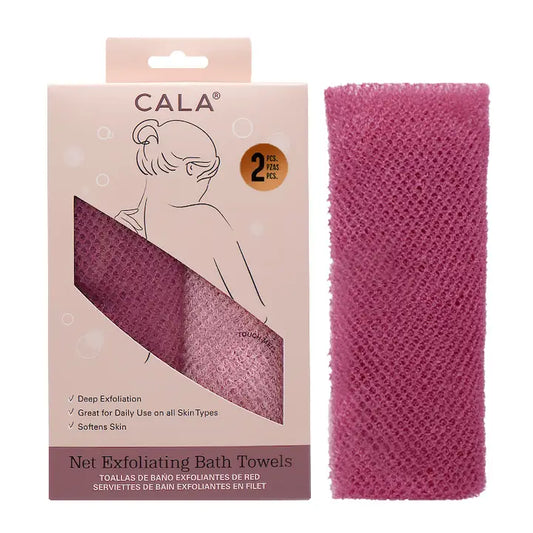 EXFOLIATING BATH TOWELS