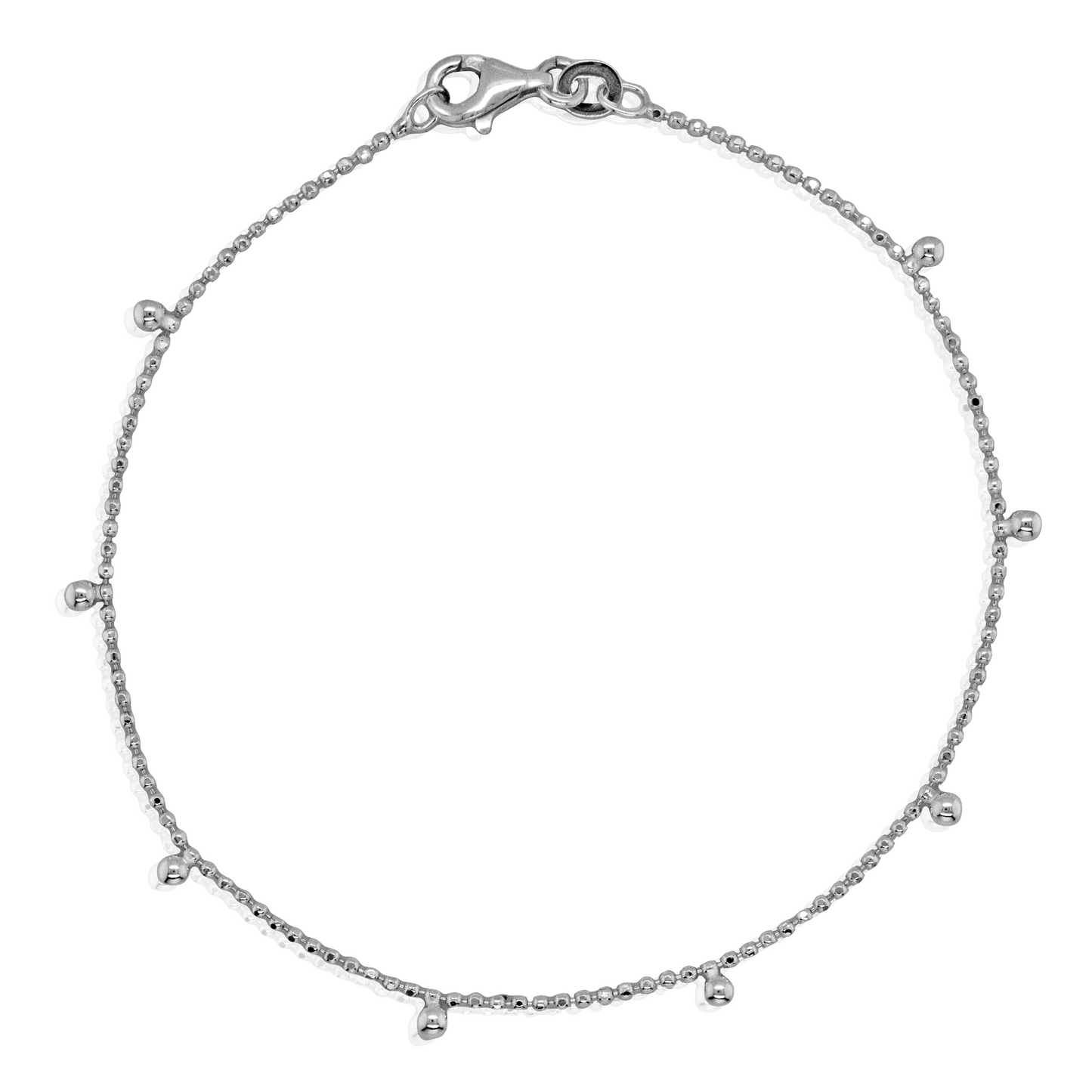 16” SILVER BALL NECKLACE