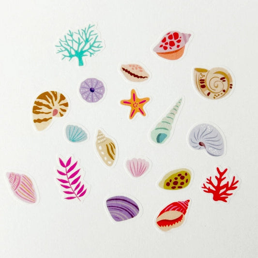 SEASHELL JUMBLE STICKERS