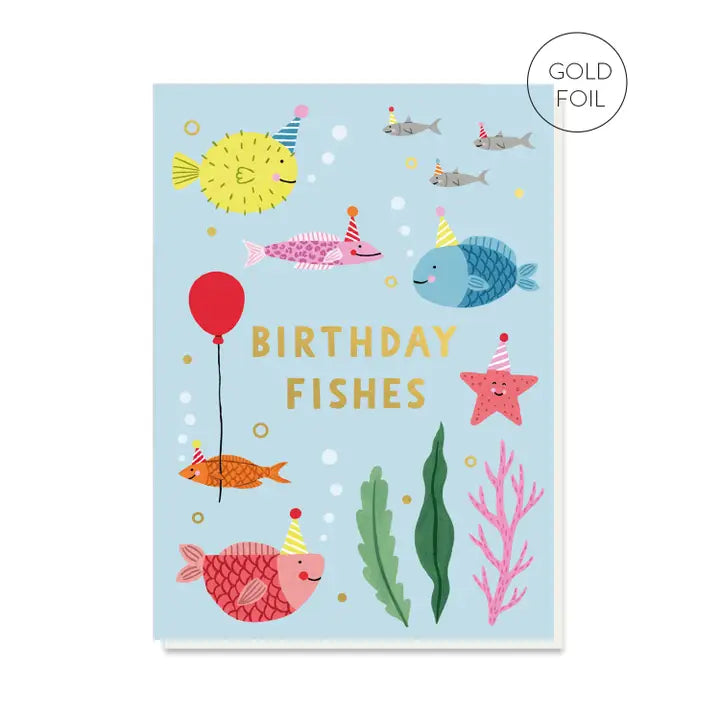 BIRTHDAY FISHES CARD