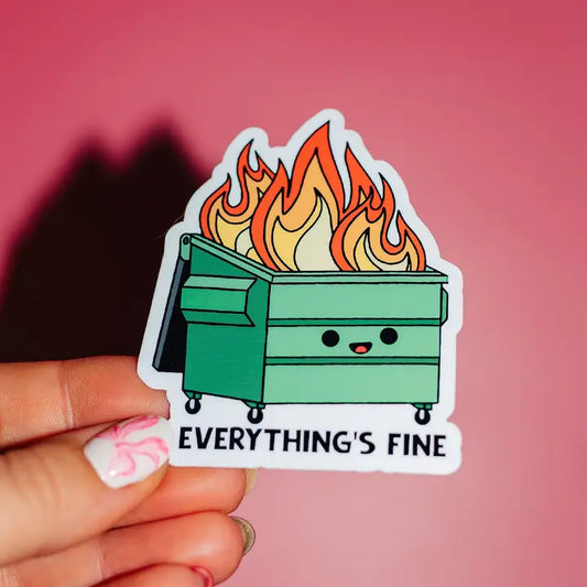 DUMPSTER FIRE STICKER