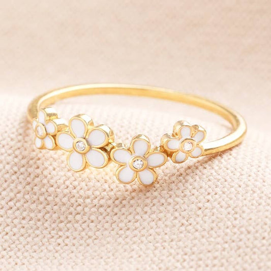 GOLD DAISY RING