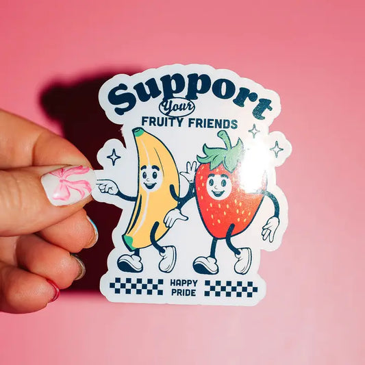'FRUITY FRIENDS' STICKER