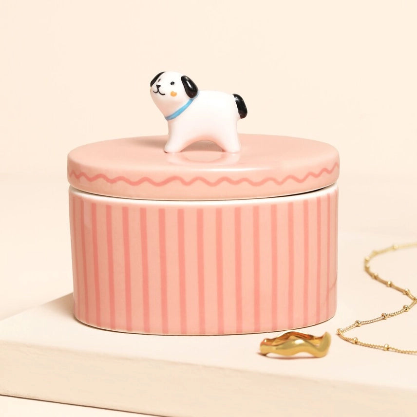 OVAL TRINKET POT