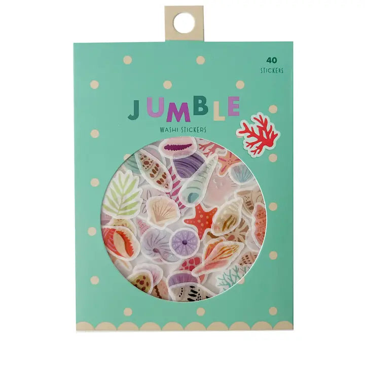 SEASHELL JUMBLE STICKERS
