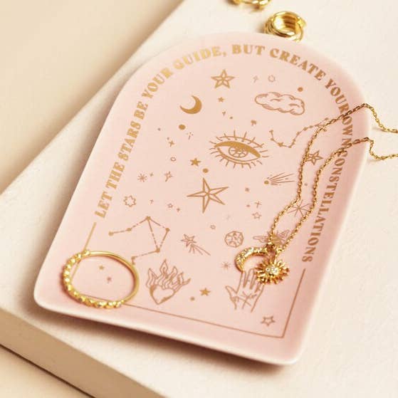 PINK CELESTIAL TRINKET DISH