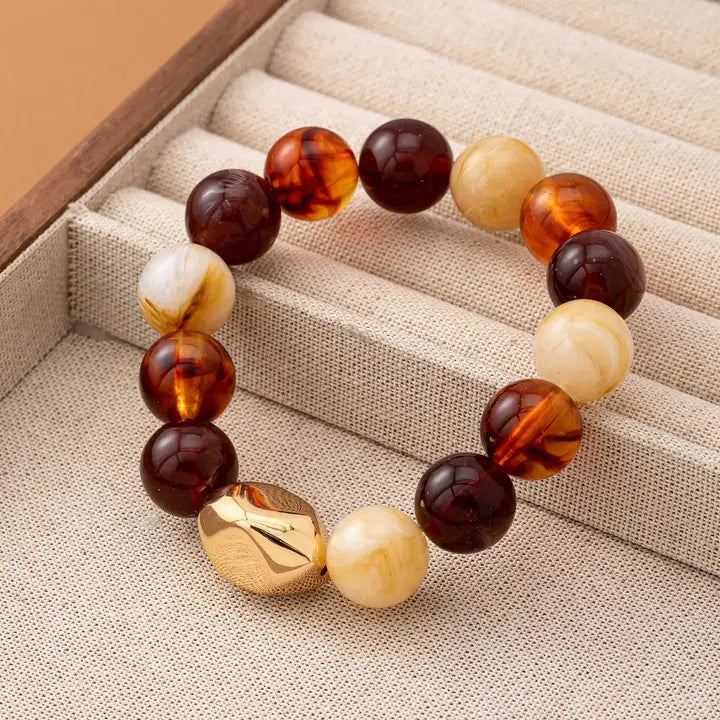 TORTOISE STONE BRACELET