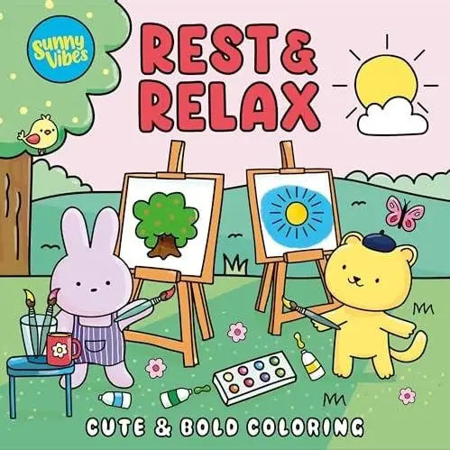 SUNNY VIBES COLOURING BOOK