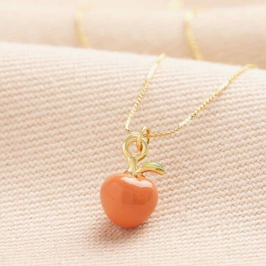 TINY PEACH NECKLACE
