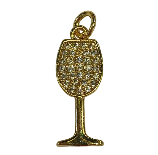 WINE GLASS CHARM