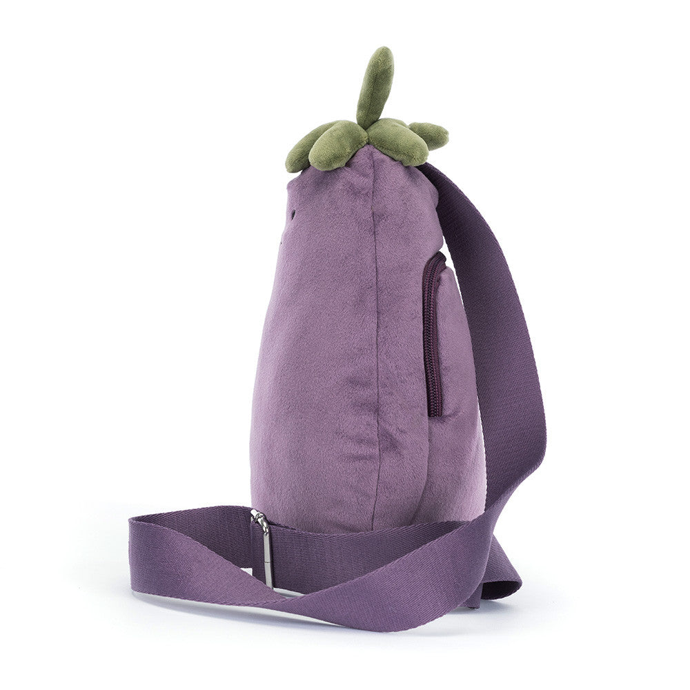 JELLYCAT AMUSEABLES EGGPLANT BUM BAG