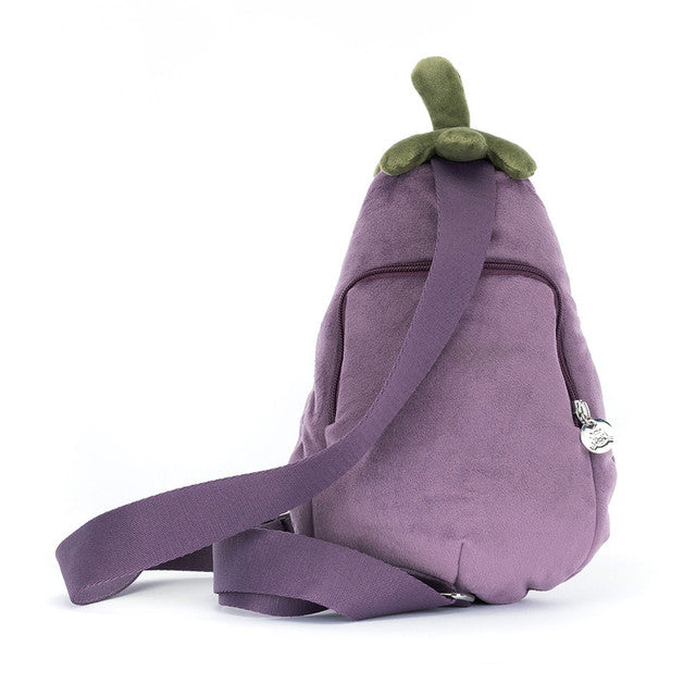 JELLYCAT AMUSEABLES EGGPLANT BUM BAG