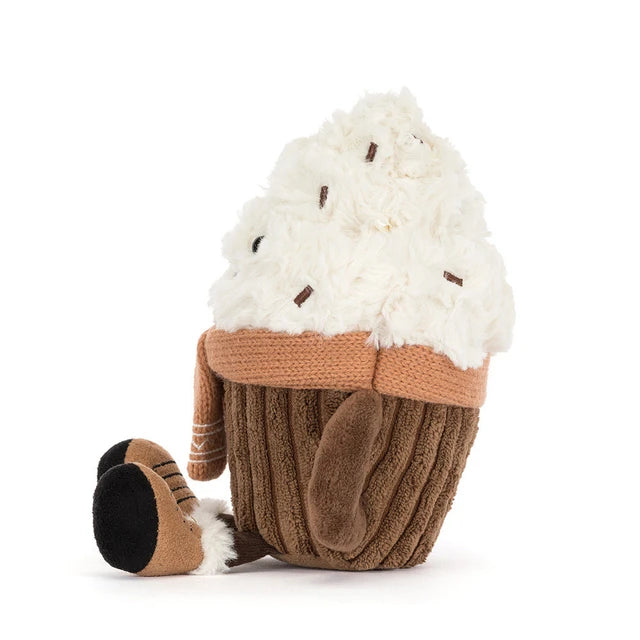 JELLYCAT AMUSEABLES SCARFFLES HOT CHOCOLATE