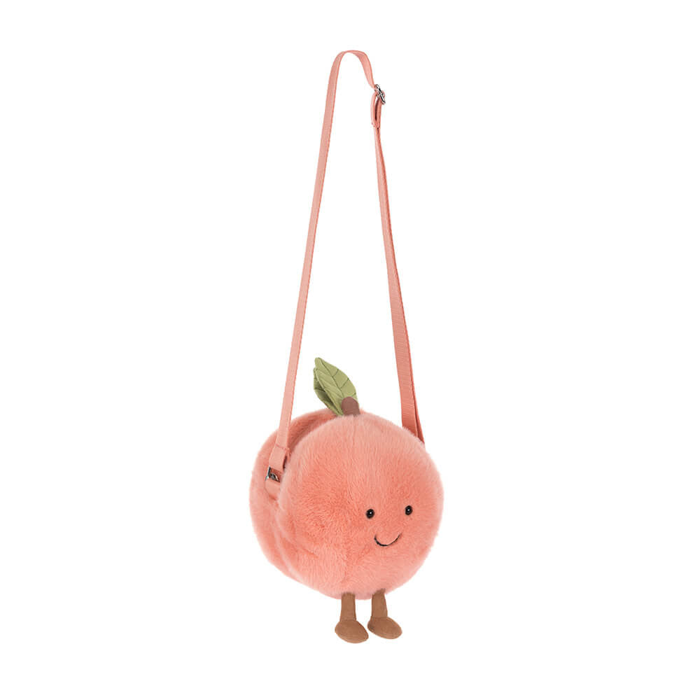 JELLYCAT AMUSEABLES PEACH SHOULDER BAG