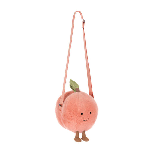 JELLYCAT AMUSEABLES PEACH SHOULDER BAG