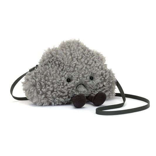 JELLYCAT AMUSEABLES CIRRUS STORM CLOUD SHOULDER BAG