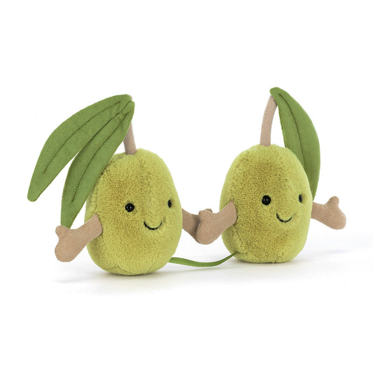 JELLYCAT AMUSEABLES PAIR OF OLIVES